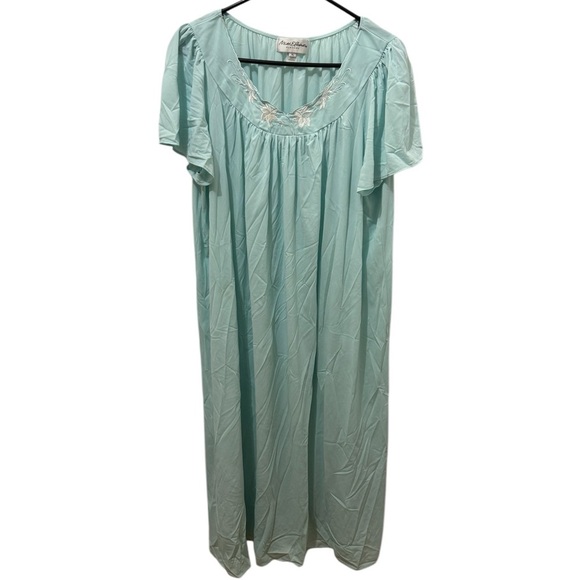 Miss Elaine Short Sleeve Sleep Gown Size XL - Picture 1 of 4